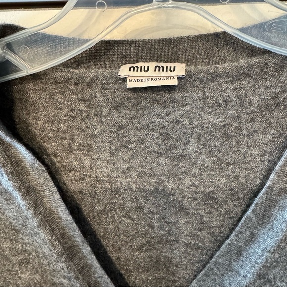 Miu Miu Gray Women's Cardigan - Picture 8 of 16
